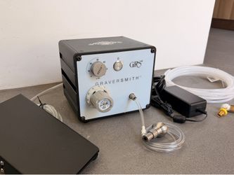 GRS Graversmith Pneumatic Jewelry Stonesetting Engraving Tool + Handpiece (Brand New Open Box)