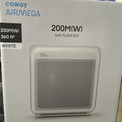 Coway Air Purifier Airmega 200M True HEPA with 361 sq. ft. Coverage in White