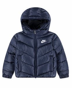 New Nike Boys' Toddler "All Day Play" Puffer Jacket in Midnight Navy
