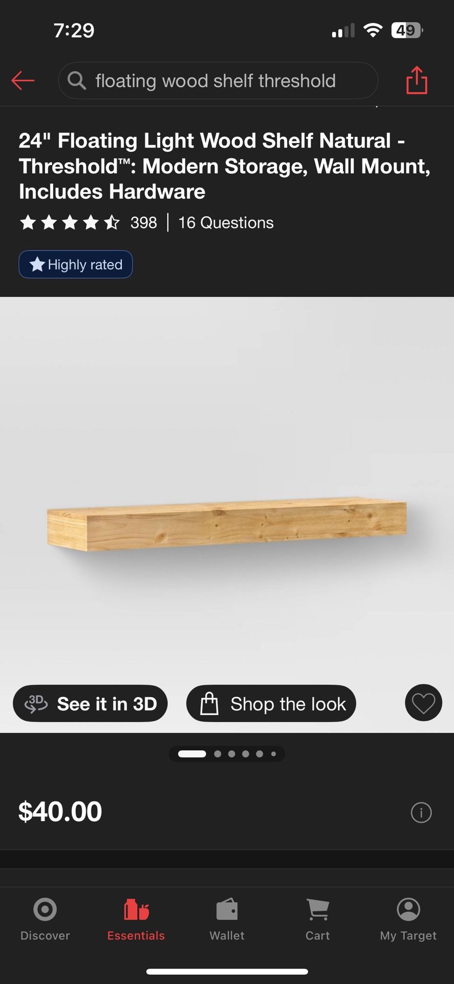 Target Floating Shelves