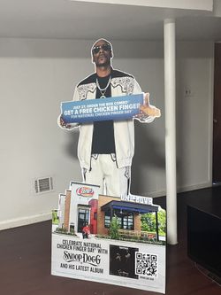 life size snoop dog cardboard cutout ( SPECIAL EDITION )