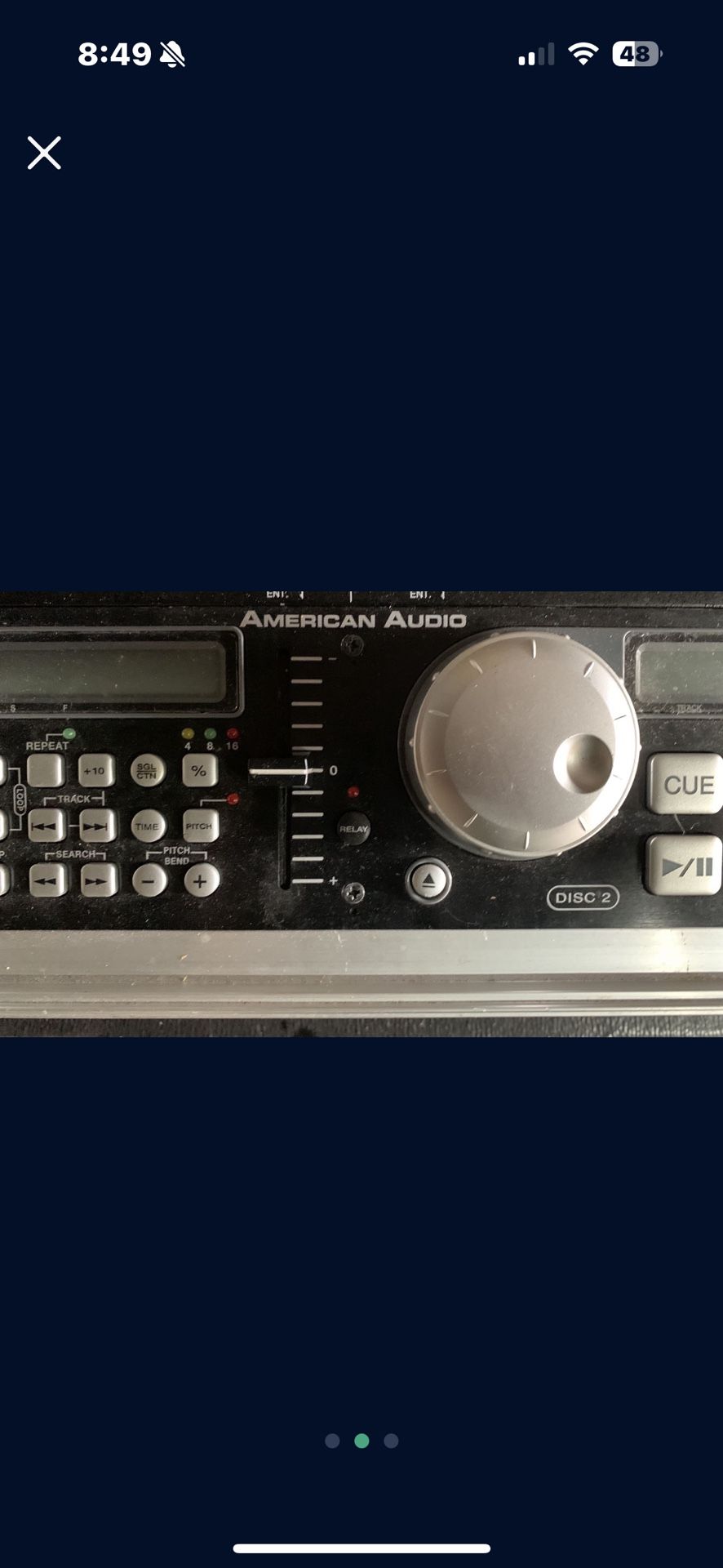 DJ Dual CD player