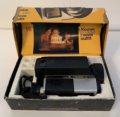 Kodak XL330 Super 8 Movie Camera with Box