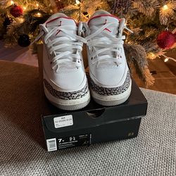 Air Jordan 3 Retro Size 7 Hall of Fame 