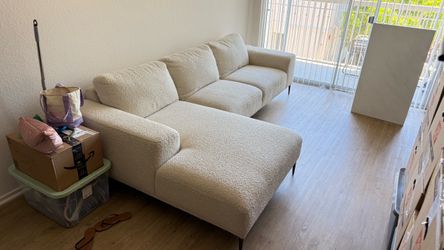 Used white couch