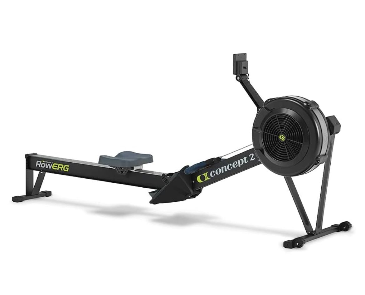 Concept2 RowErg Indoor Rowing Machine - PM5 Monitor, Device Holder, Adjustable Air Resistance, Easy Storage