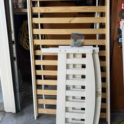 FREE TWIN BED FRAME (white)