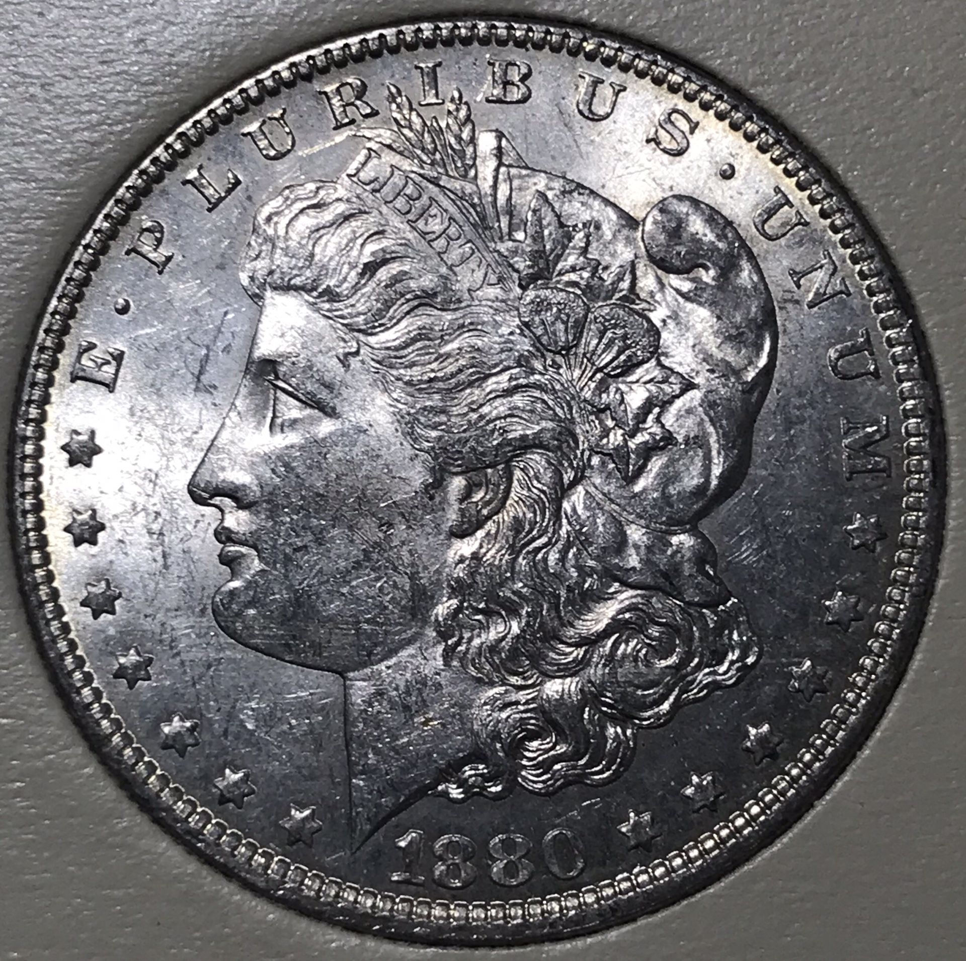 1880-O $1 Morgan Silver Dollar BU MS++ Rare!!! Great deal value!!