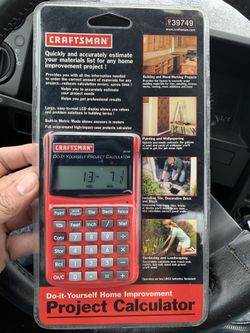 craftsman project calculator *new sealed*
