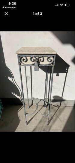 Wrought Iron side table