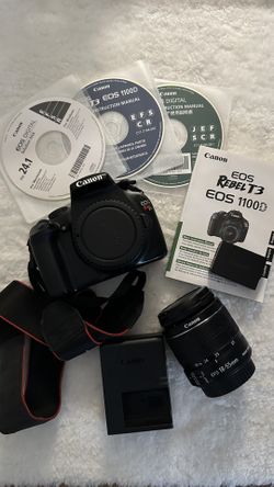 Canon rebel T3 with 18-55mm lens