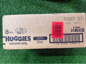 Huggies Wipes Natural Care 448 count