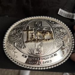 Boot barn belt buckle (Montana silversmiths)