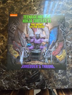 NECA Teenage Mutant Ninja Turtles TMNT 2: Secret Of The Ooze Shredders Throne Diorama
