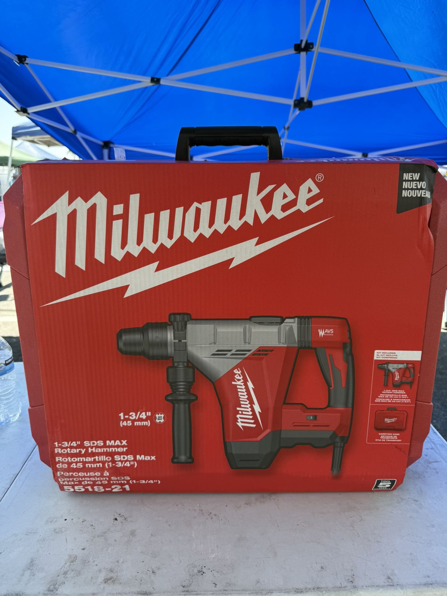 New Milwaukee 3/4 SDS MAX Rotary Hammer