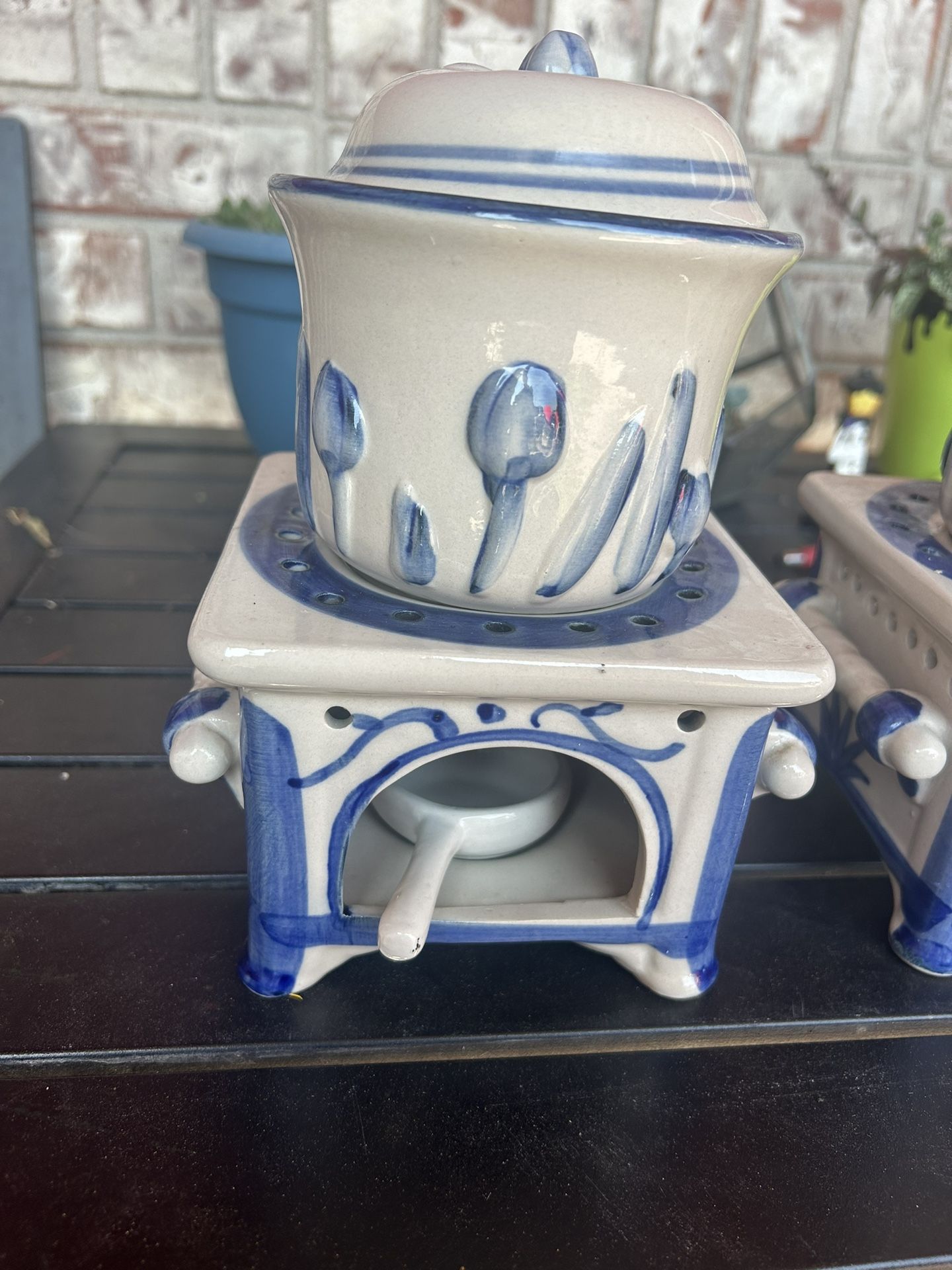 Mini Stove Candle Lit Oil Or Wax Burner