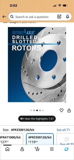 Brand new rotors with Pads