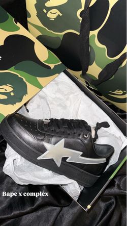 А Bathing Аре Bape Sta OS Shark 25th Anniversary Present Black