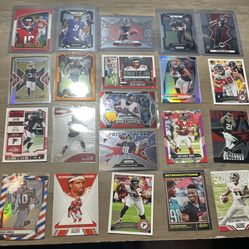Atlanta Falcons Rookie & Vet Color/Insert Lot (38) - Penix, Bijan, London, Pitts