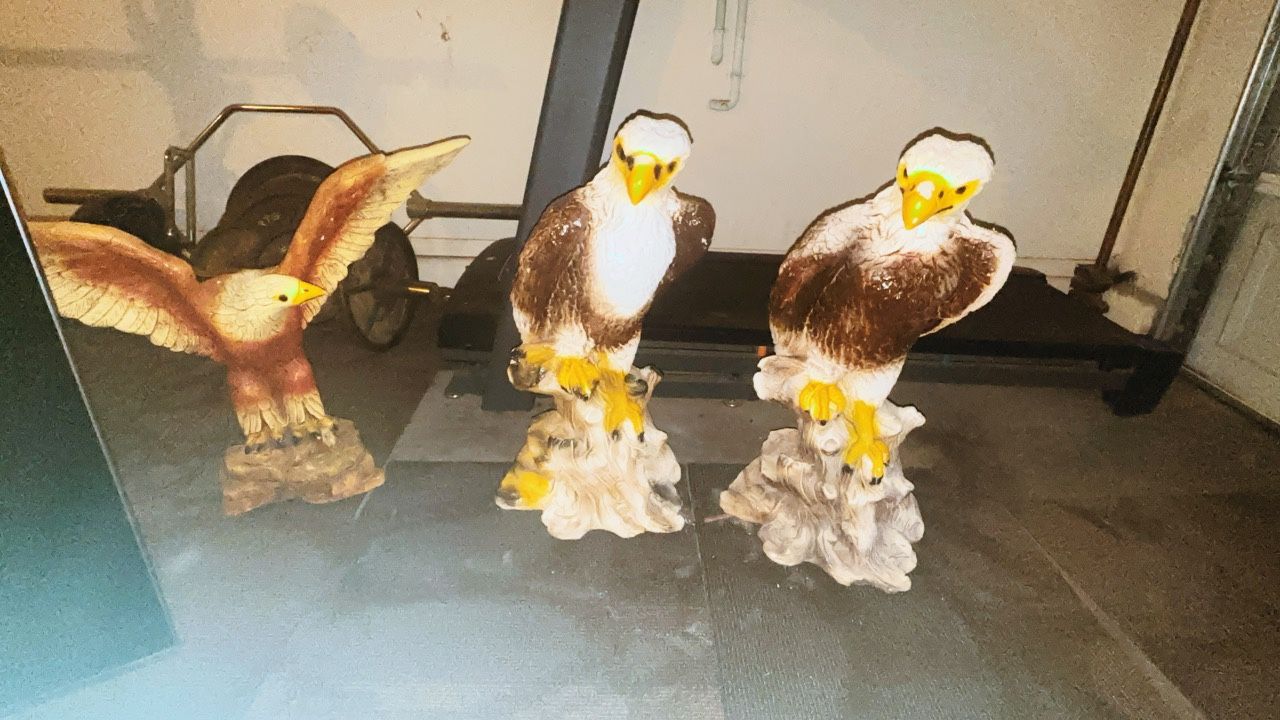 🦅 Bald Eagle Statues – Heavy, Detailed, Beautiful!