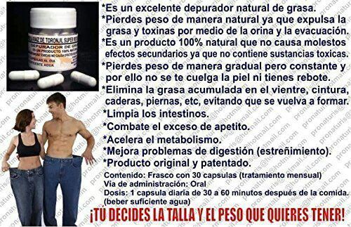 Cápsulas de Raíz de Toronjil Super Reforzado para depurar la grasa de tu cuerpo y adelgazar 100% efectivo y natural. El mejor regalo para mamá