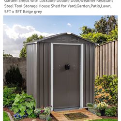 5ftx3ft Storage Shed Still In Box