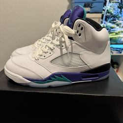 Jordan 5 grape size 9.5