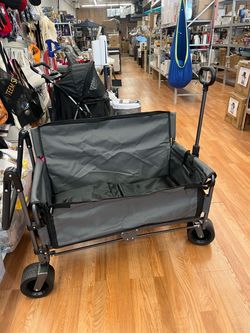 Folding Utility Wagon Cart with Handle