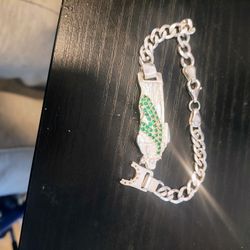 READ POST Sterling Silver Bracelet 