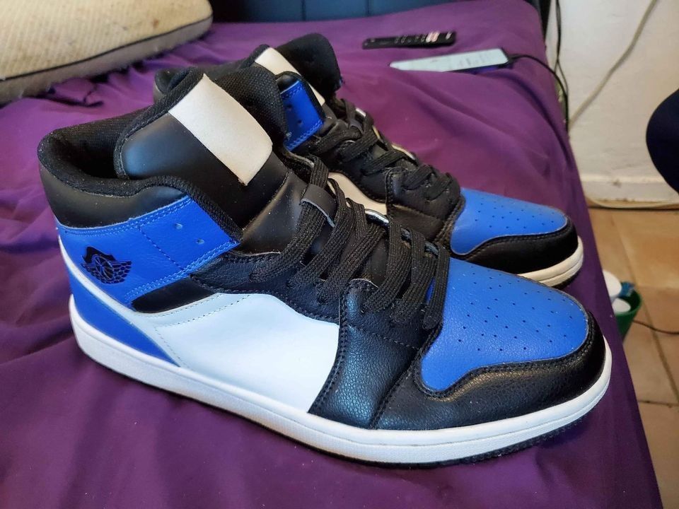 Blue & White Sneakers