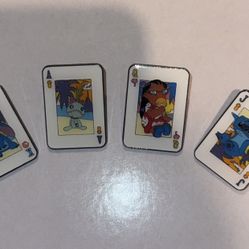 Lounge Fly - Lilo & Stitch Card Enamel Pin