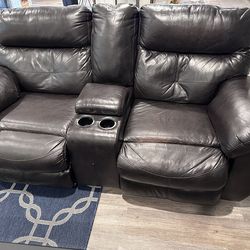 Sofa Set with Consle