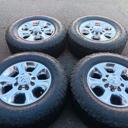 2021 OEM TIRES AND WHEELS DODGE RAM 2500  18 INCH TIRES  MASTERCAFT COURSER AXT2  75 % $  595 