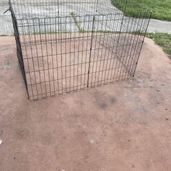 Dog Playpen With 8 Panels 48x48x30 H