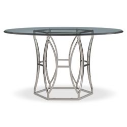 Argent Chrome/Silver Dining Table