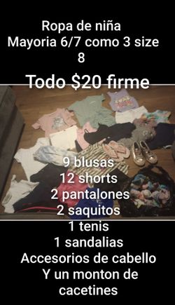 Ropa de niña $20 x todo junto brownsville