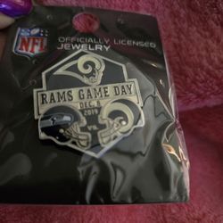 NFL Los Angeles Rams vs Seattle Seahawks Game Pin 2019