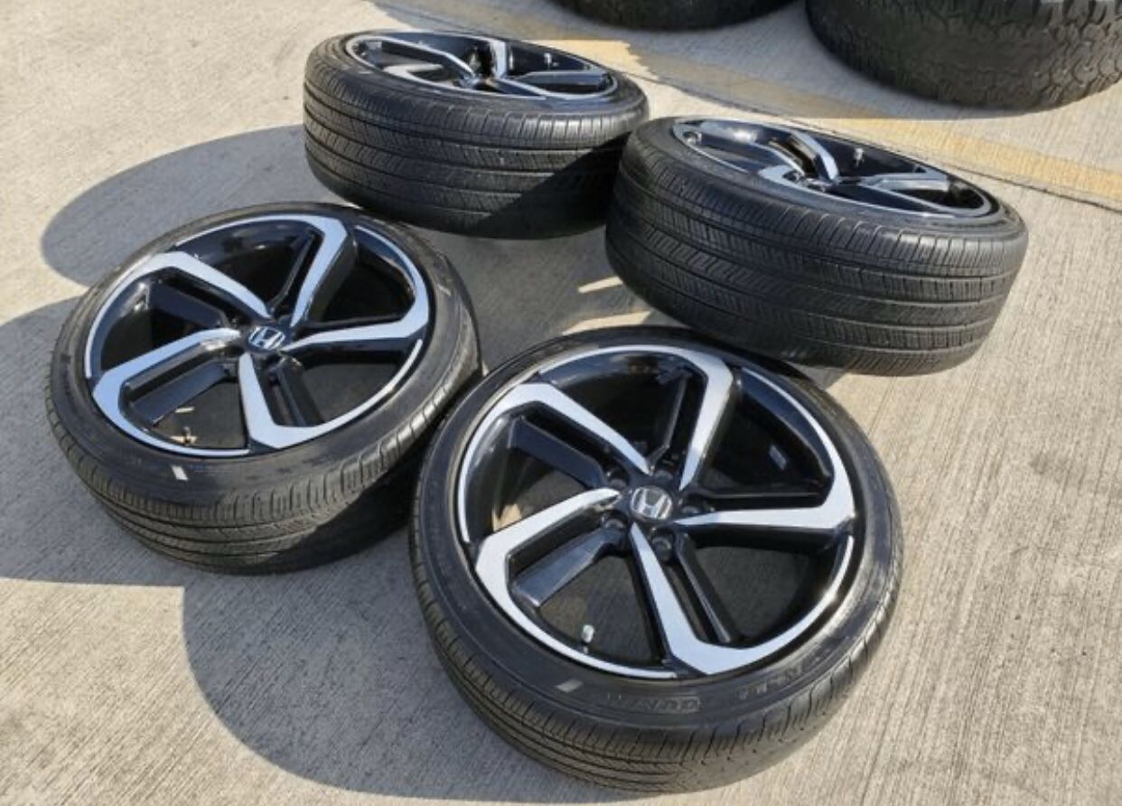 HONDA ACCORD SPORT 19 INCHES FOR SALES WHEELS AND TIRES ✅