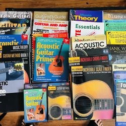 Guitar Book Bonanza 26 Books And 4 CD’s 