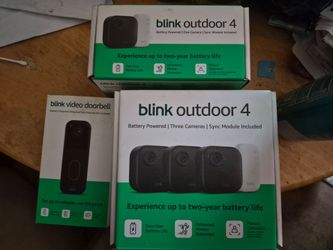 NEW Blink outdoor 4 / video doorbell / extra sync module