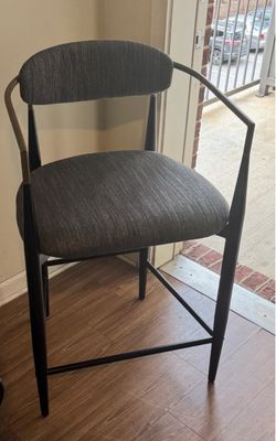 Grey Counter height barstools
