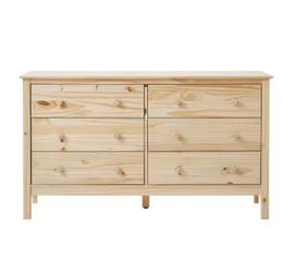 StyleWell Unfinished 6 drawer 54 in. Dresser