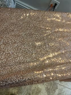 Rose Gold Sequin Table Cloth Thumbnail