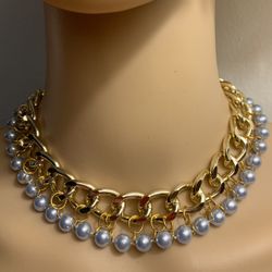 Jewelry Girl Chain Choker  15 Inches 