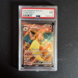 Pokemon 151 2023 Charzard EX Ultra Rare #183 PSA 9