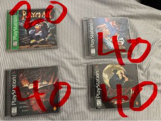 PS1 Games 4 Sale