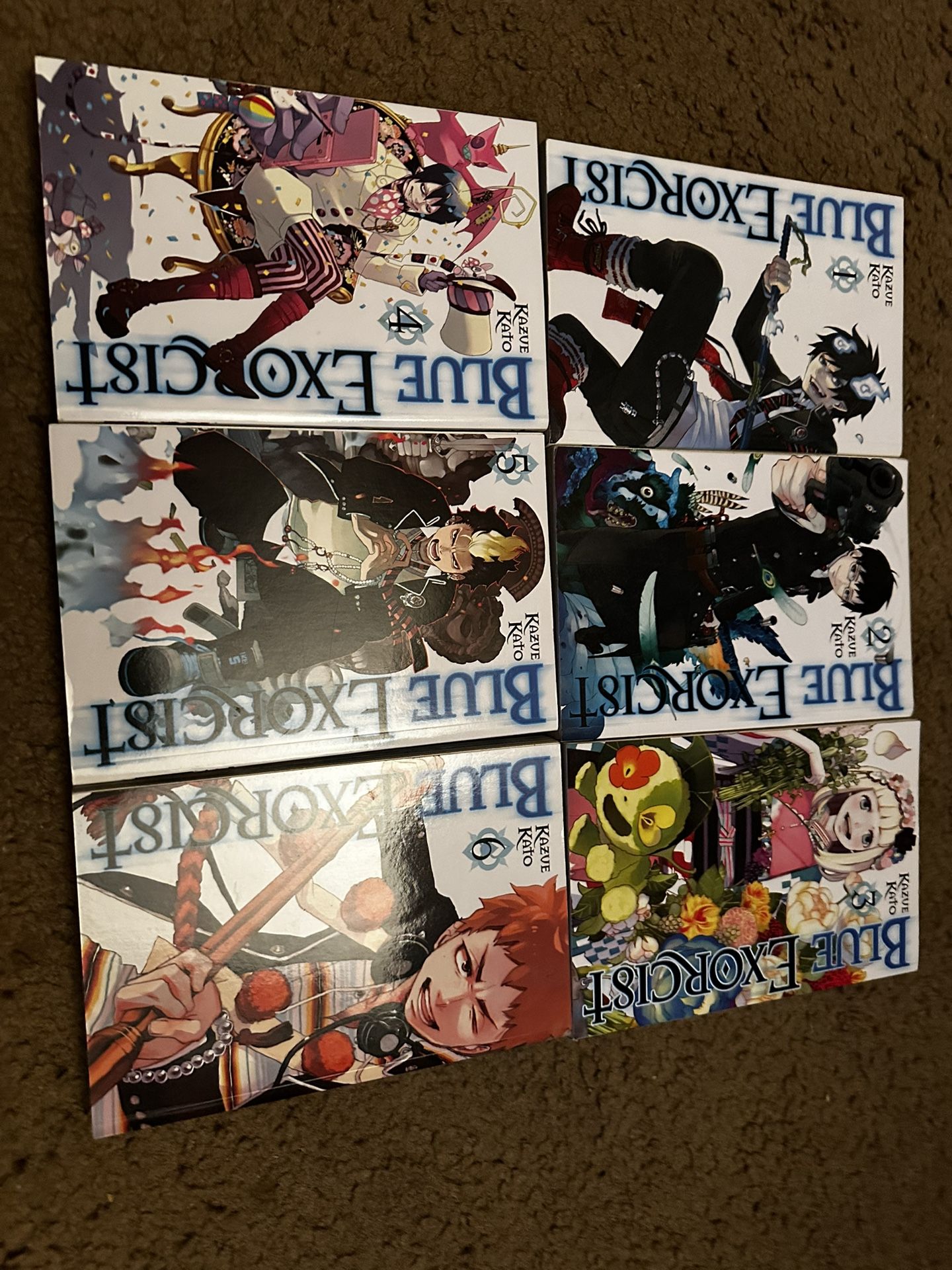 Blue Exorcist Manga Volume 1-6 (description for prices)