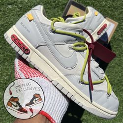 Nike Dunk Low X Off-white Lot 8