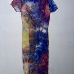 Bodycon Tie Dye Dress Size L