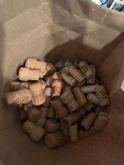 Bag of wine corks